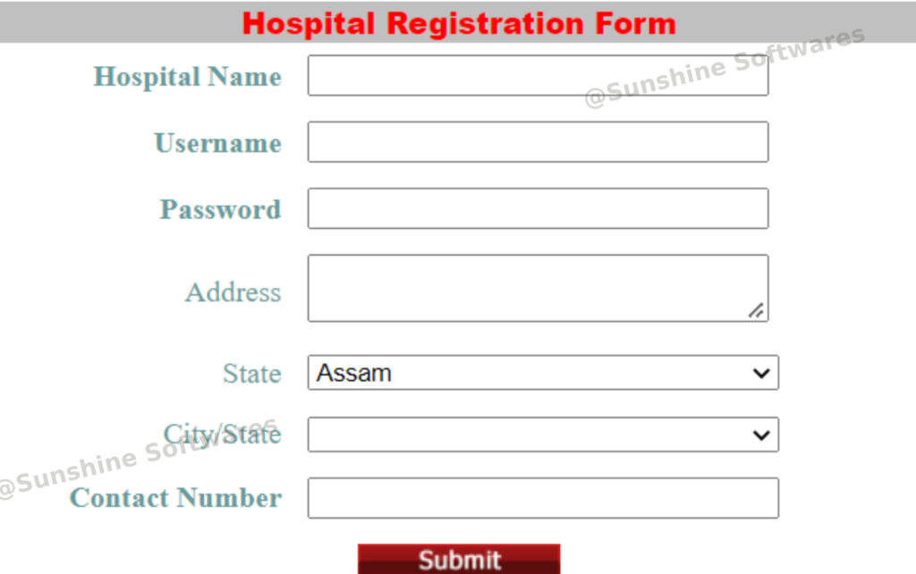 hospital registration